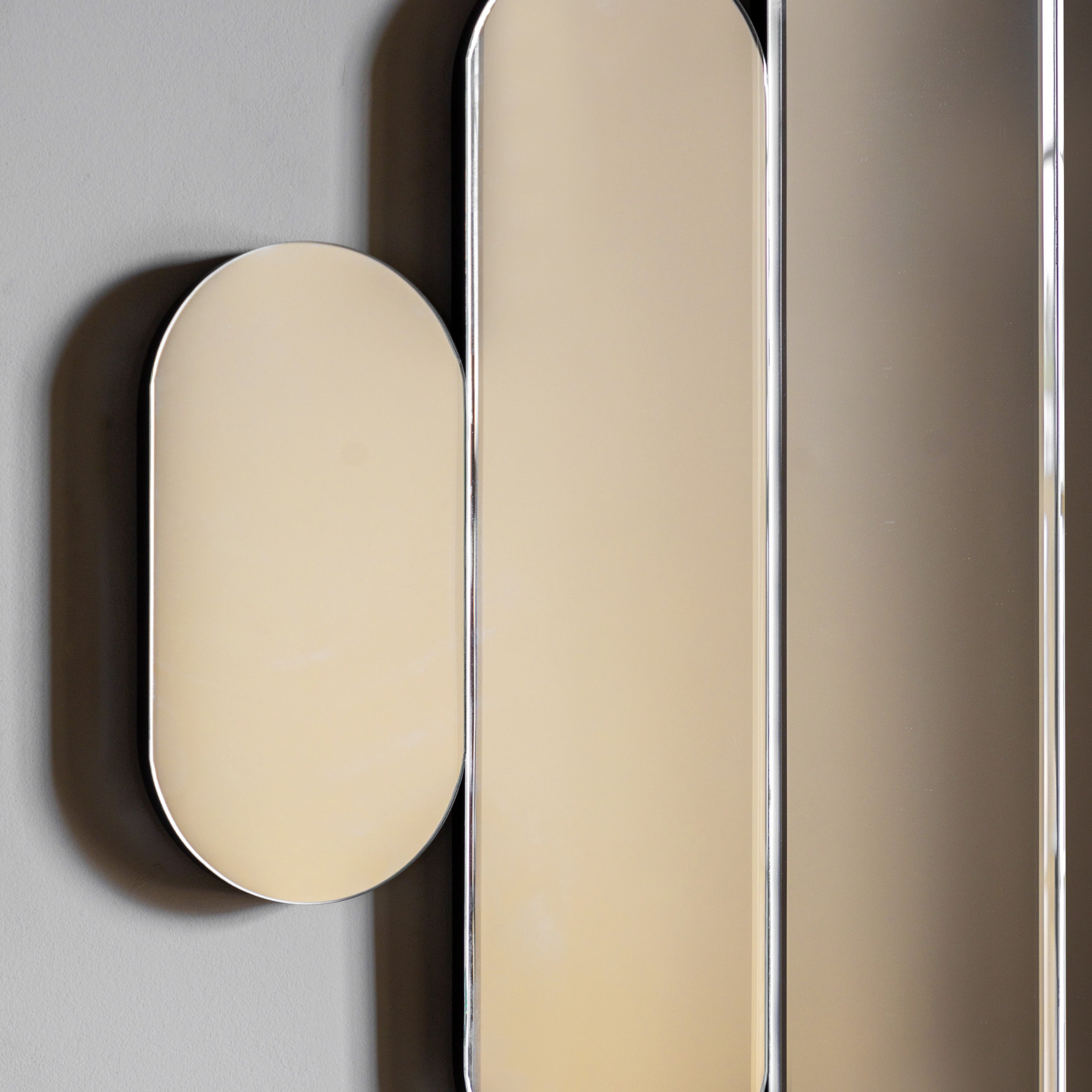 Daphne Rounded Strips Wall Mirror